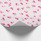 Erdbeerpapier Geschenkpapier (Ecke)