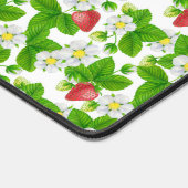 Erdbeerpapier Schreibtischunterlage (Ecke)