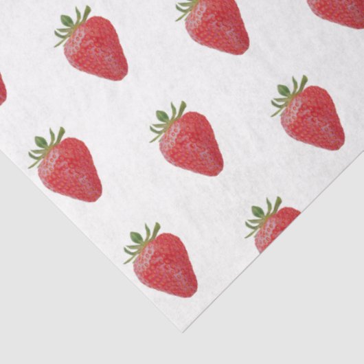 Erdbeerpapier Seidenpapier (Ausschnitt)