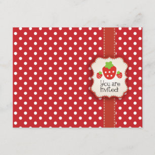 ErdbeerParty Einladung
