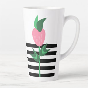 Erdbeerpflanze schwarze Streifen Milchtasse