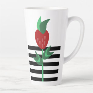 Erdbeerpflanze schwarze Streifen Milchtasse