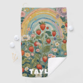 Erdbeerpflaster Golfhandtuch (Insitu)