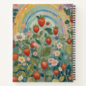 Erdbeerpflaster Notizblock (Rückseite)