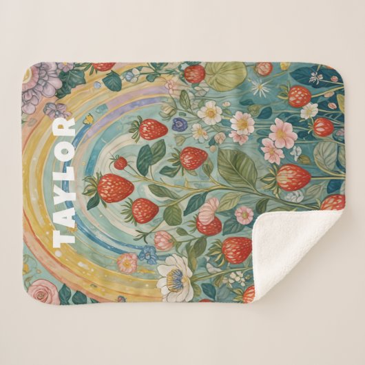 Erdbeerpflaster Sherpadecke (Vorderseite (Horizontal))