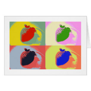 ErdbeerPop-Kunst-Anmerkungs-Karte