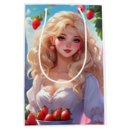Erdbeerprinzessin mittlere geschenktüte (Vorderseite)