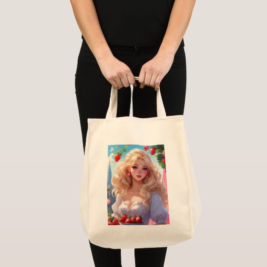 Erdbeerprinzessin Tragetasche (Vorderseite (Produkt))