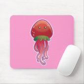 Erdbeerquallen Mousepad (Mit Mouse)