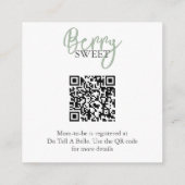 Erdbeerregister Begleitkarte (Rückseite)