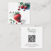 Erdbeerregister Begleitkarte (Vorne/Hinten)