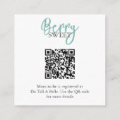 Erdbeerregister Begleitkarte (Rückseite)