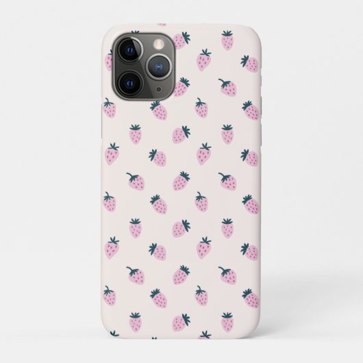 Erdbeerrosa Case-Mate iPhone Hülle (Rückseite)