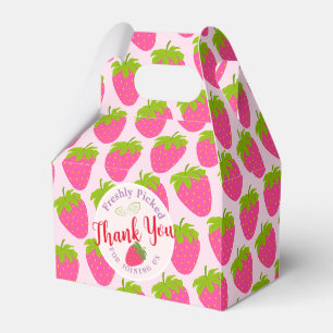Erdbeerrosa Geschenkschachtel