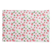 Erdbeerrosa. Kissenbezug (Rückseite)