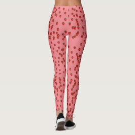 Erdbeerrosa Leggings
