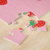Erdbeerrosa Puzzle (Seite)