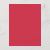 Erdbeerrot Postkarte (Vorderseite)