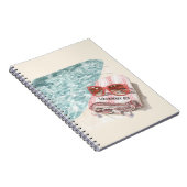 Erdbeerrote Pool Handtuch Notizblock (Rechte Seite)
