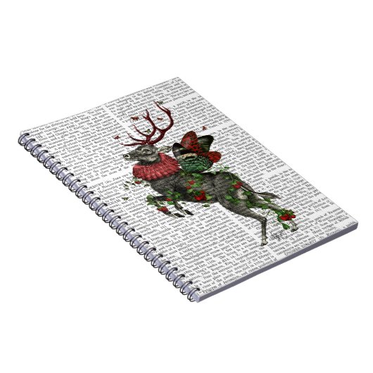 Erdbeerrotwild Notizblock (Rechte Seite)