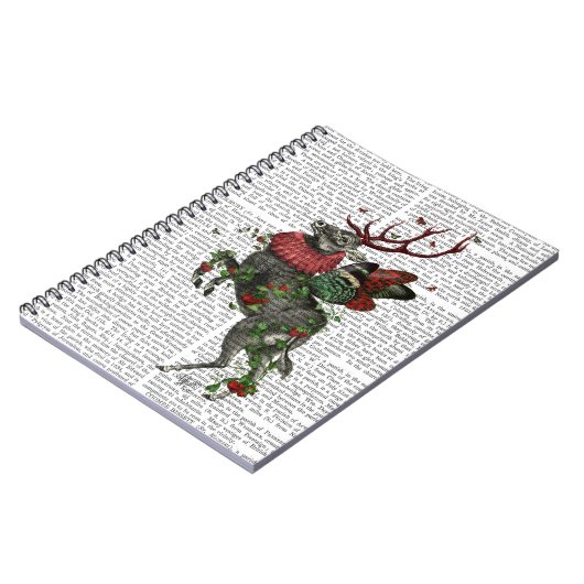 Erdbeerrotwild Notizblock (Linke Seite)