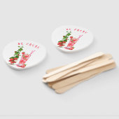 Erdbeersaft Coole Getränke Früchte Handfan Party Fächer (Non-assembled)