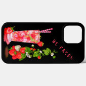 Erdbeersaft Cooles Getränk Case-Mate iPhone Hülle (Rückseite (Horizontal))