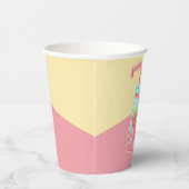 Erdbeersaftbox Pappbecher (Rechts)