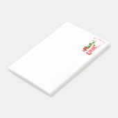 Erdbeersaftgetränke Früchte Sommer Post-it Klebezettel (angewinkelt)