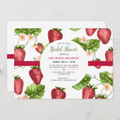 Erdbeersaison Einladung (Vorne/Hinten)