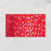 Erdbeersammeln Visitenkarte (Rückseite)