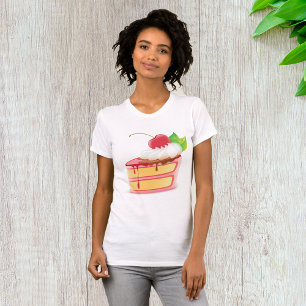 Erdbeerschichttorte mit Sahne T-Shirt