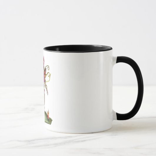Erdbeerschmetterlings-Fee-Tasse Tasse (Rechts)