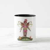 Erdbeerschmetterlings-Fee-Tasse Tasse (Zentrum)