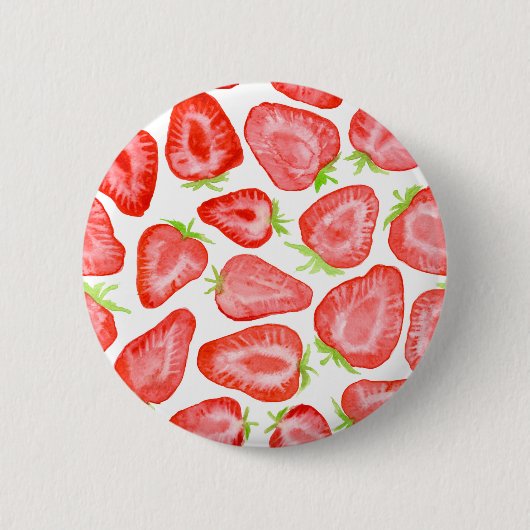 Erdbeerschnitzel Button (Vorderseite)