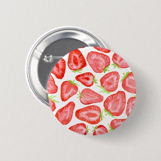 Erdbeerschnitzel Button (Vorne & Hinten)