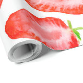 Erdbeerschnitzel Geschenkpapier (Rolleneckpunkt)