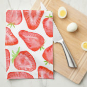 Erdbeerschnitzel Handtuch (Viertel Falte)