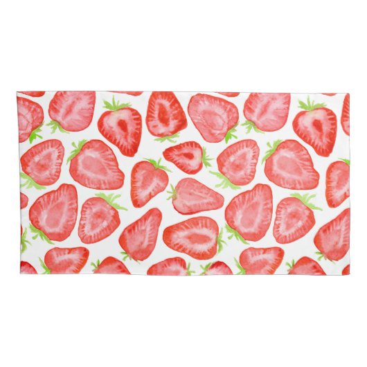 Erdbeerschnitzel Kissenbezug (Rückseite-Rechts)