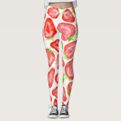 Erdbeerschnitzel Leggings (Vorderseite)