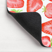 Erdbeerschnitzel Mousepad (Ecke)
