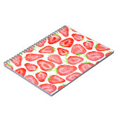 Erdbeerschnitzel Notizblock (Linke Seite)