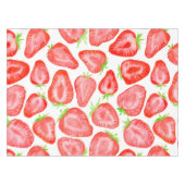 Erdbeerschnitzel Tischdecke (Vorderseite (Horizontal))