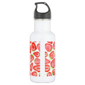 Erdbeerschnitzel Trinkflasche (Rückseite)