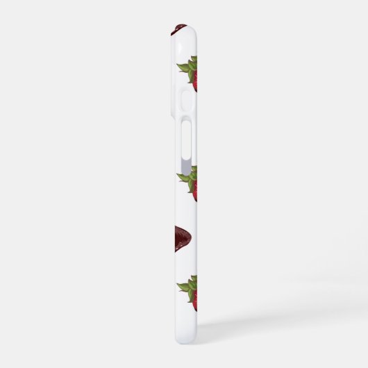 Erdbeerschokolade iPhone 16 Hülle (Linke Seite)