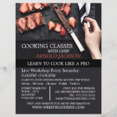 Erdbeerschokolade, Werbung für Kochkurse Flyer (Vorne)