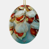 Erdbeerscones/-kuchen Keramik Ornament (Rechts)