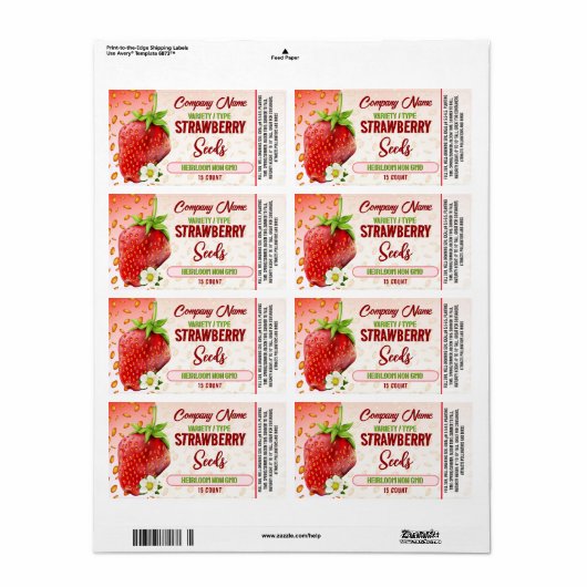 Erdbeersiegel (Vorne)