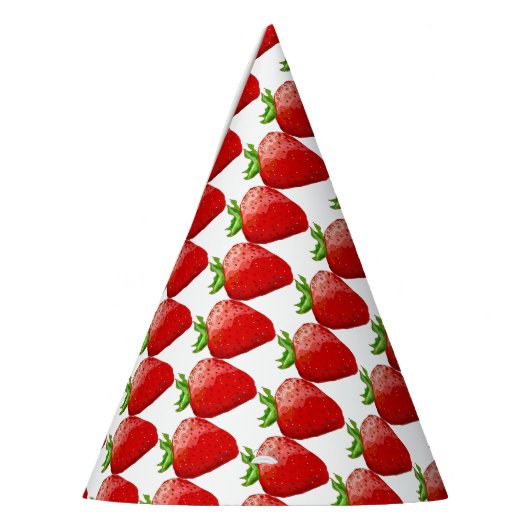 Erdbeersommer-Freude Partyhütchen (Links)