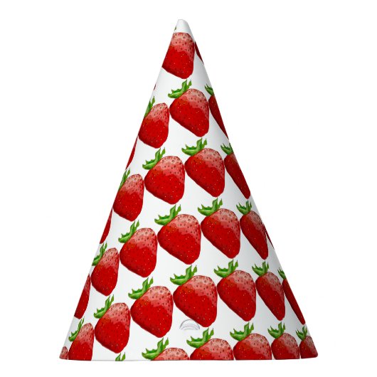 Erdbeersommer-Freude Partyhütchen (Rechts)